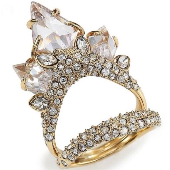 Alexis Bittar Jewelry - Alexis Bittar Crystal Cluster Multi-Row Ring